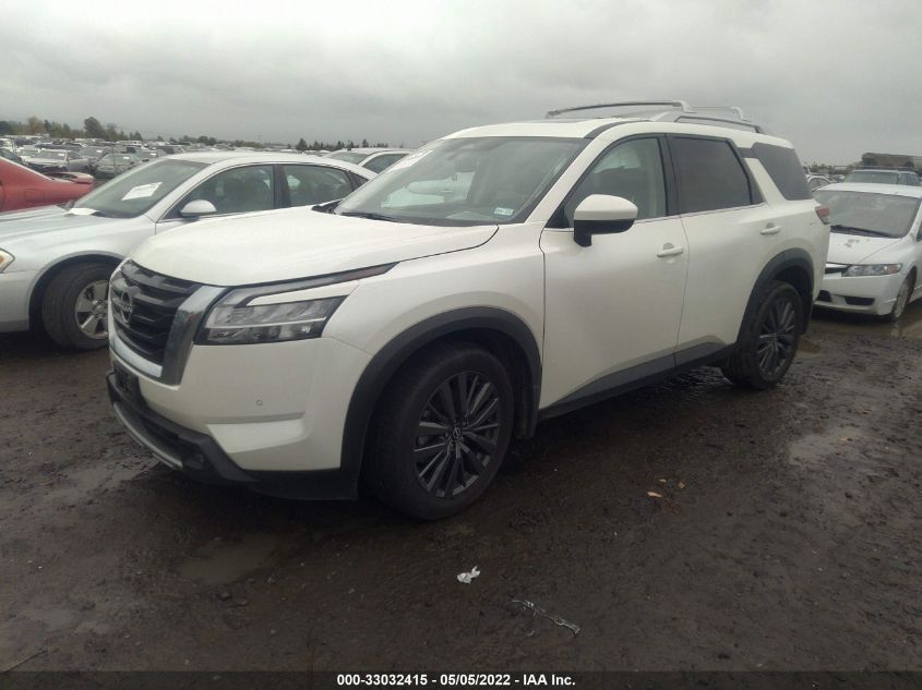 2022 NISSAN PATHFINDER SL 5N1DR3CB2NC205004