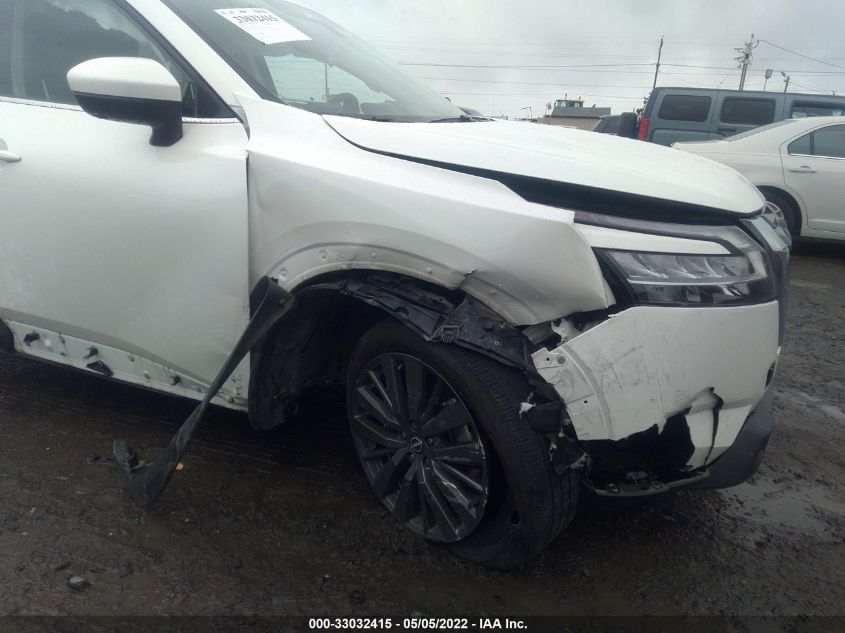 2022 NISSAN PATHFINDER SL 5N1DR3CB2NC205004