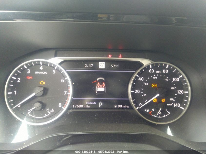 2022 NISSAN PATHFINDER SL 5N1DR3CB2NC205004