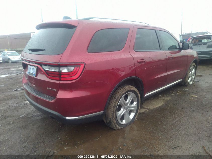 2014 DODGE DURANGO LIMITED 1C4RDJDG3EC586398