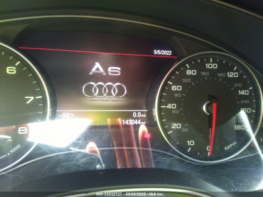 2013 AUDI A6 2.0T PREMIUM PLUS WAUGFAFC0DN013518