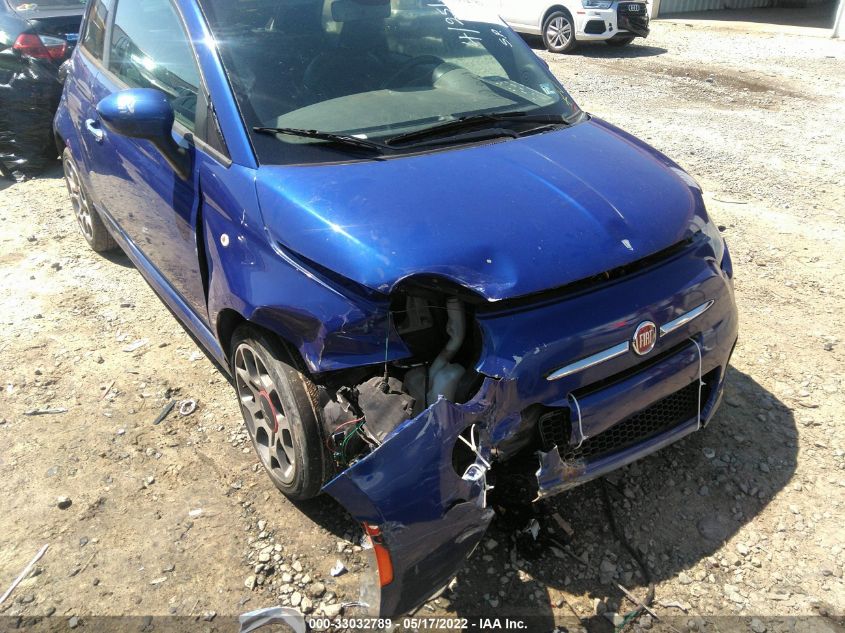 2013 FIAT 500 SPORT 3C3CFFBRXDT661137
