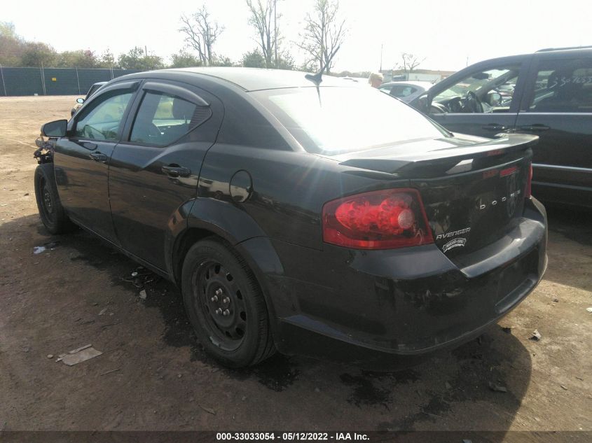 2014 DODGE AVENGER SE 1C3CDZAB2EN144461
