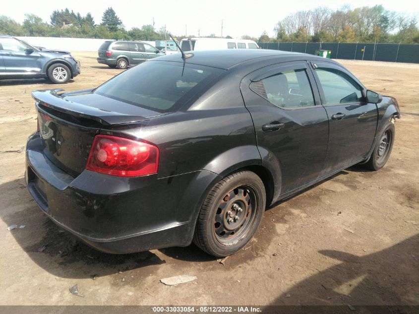 2014 DODGE AVENGER SE 1C3CDZAB2EN144461