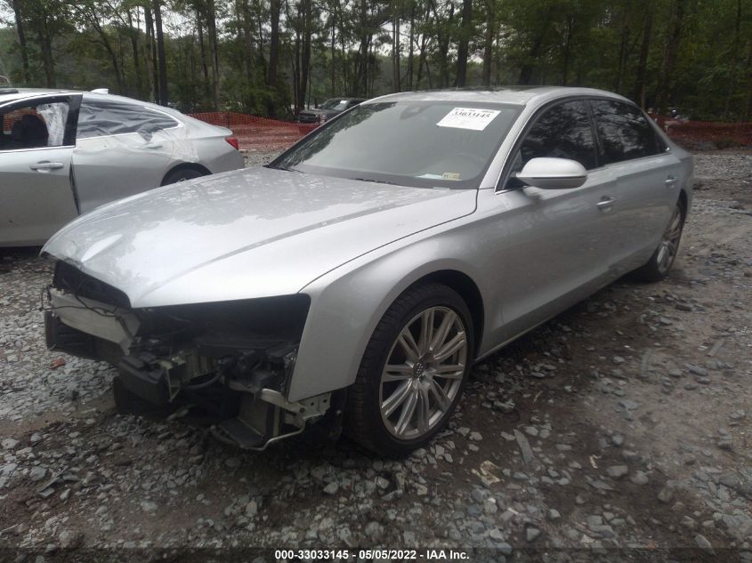 2014 AUDI A8 L 3.0T WAURGAFD1EN006111