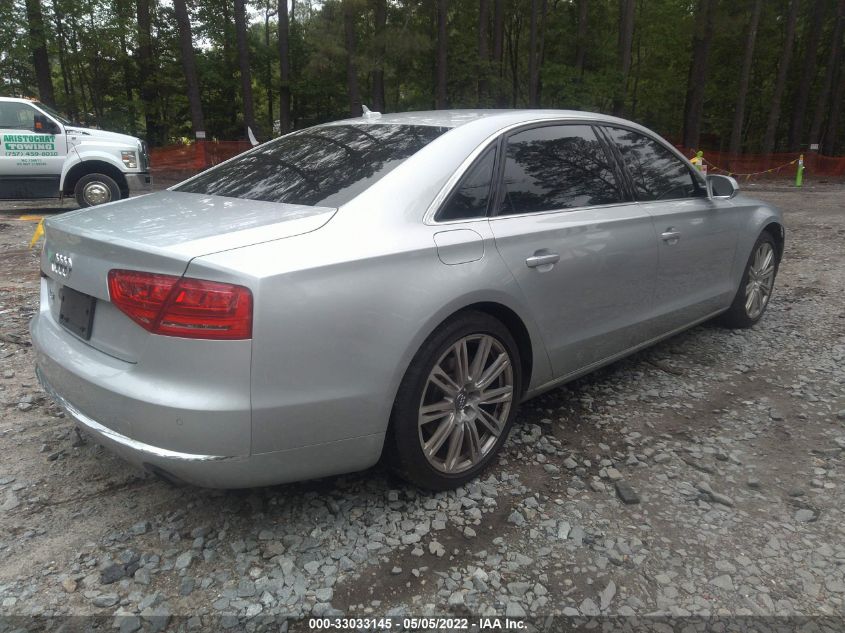 2014 AUDI A8 L 3.0T WAURGAFD1EN006111