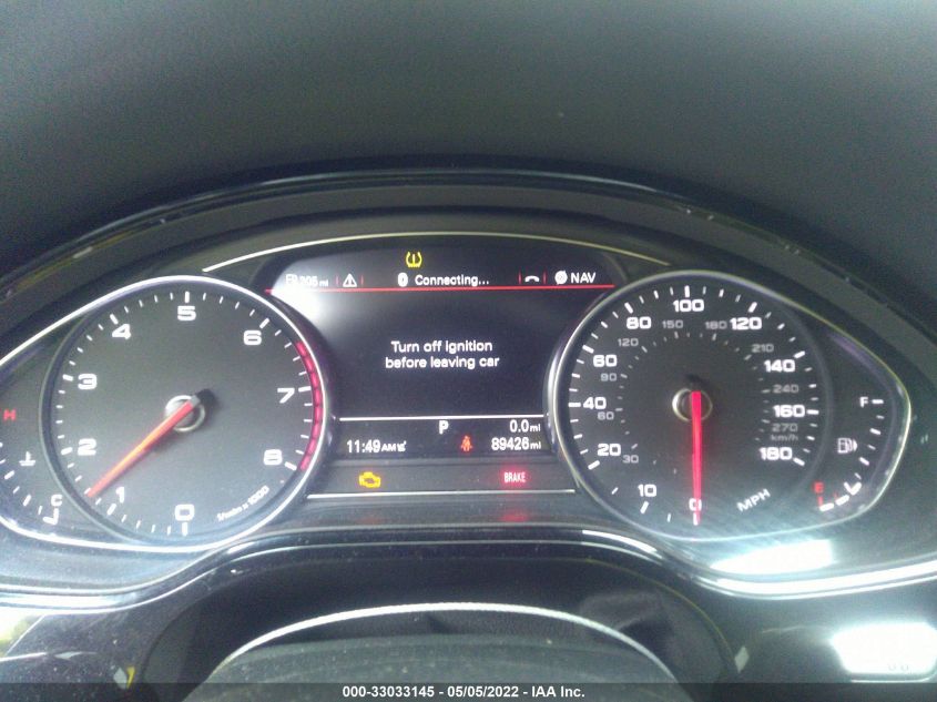 2014 AUDI A8 L 3.0T WAURGAFD1EN006111
