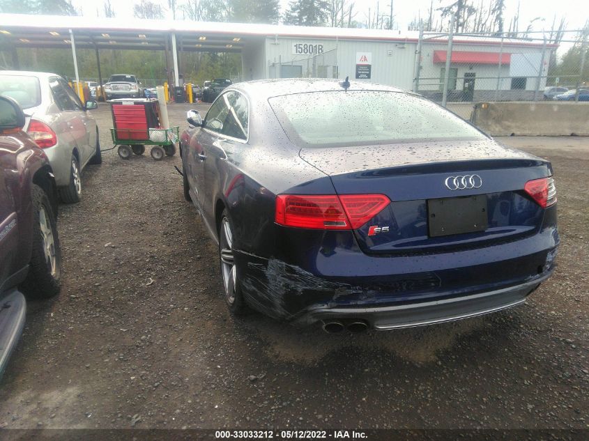 2013 AUDI S5 PREMIUM PLUS WAUCGAFR7DA027293