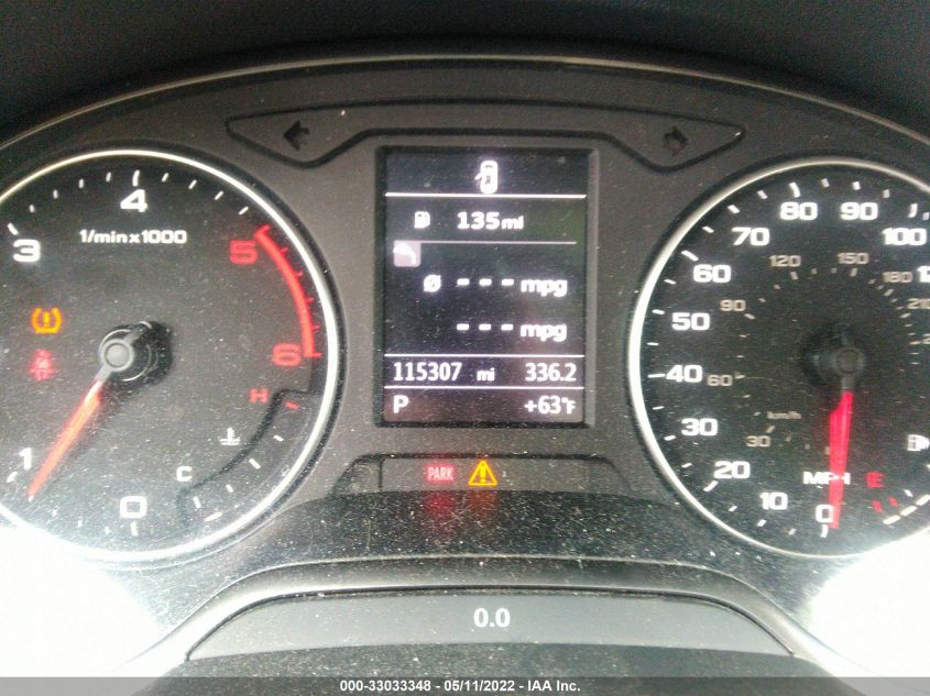 2015 AUDI A3 2.0 TDI PREMIUM PLUS WAUCJGFFXF1063380