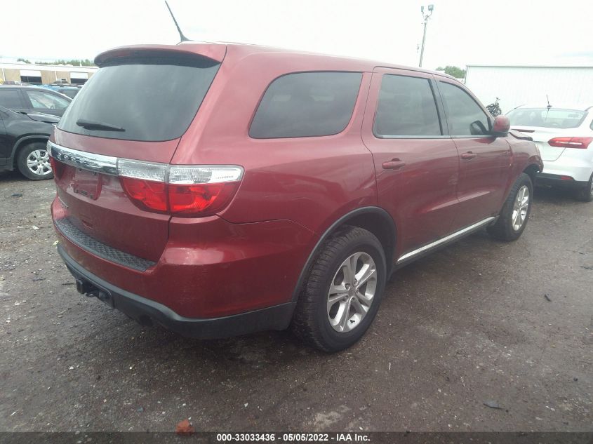 2013 DODGE DURANGO SXT 1C4RDJAG6DC698955