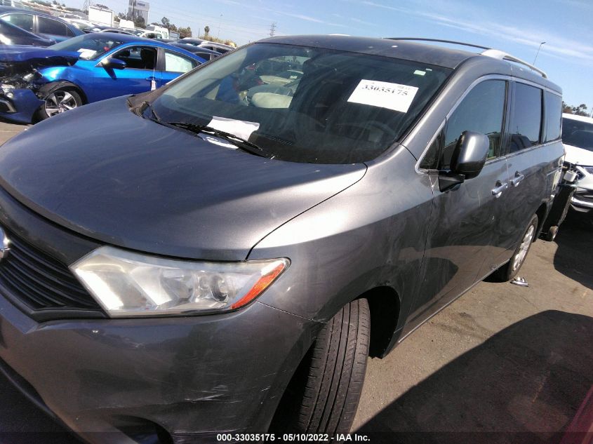 2015 NISSAN QUEST S JN8AE2KP1F9130213
