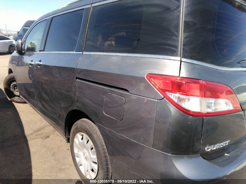 2015 NISSAN QUEST S JN8AE2KP1F9130213