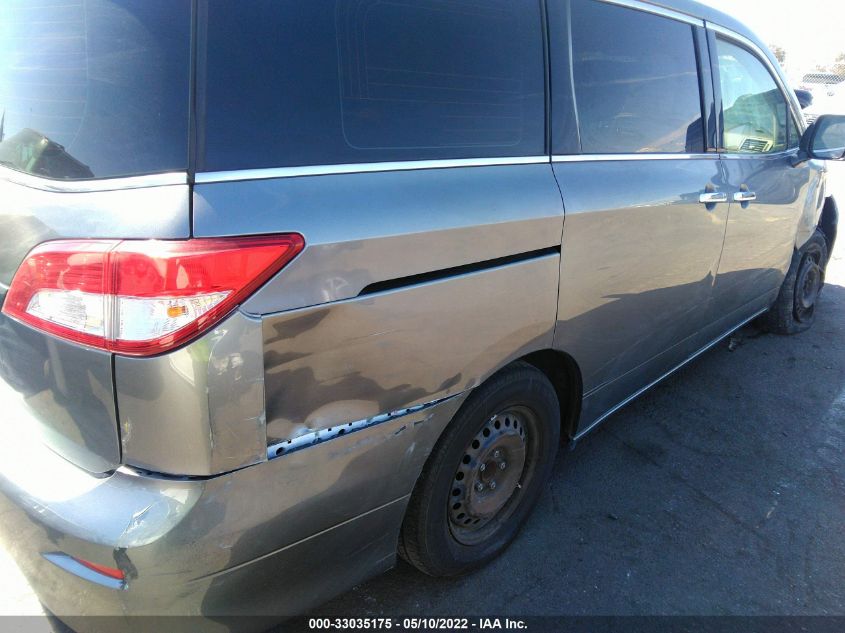 2015 NISSAN QUEST S JN8AE2KP1F9130213