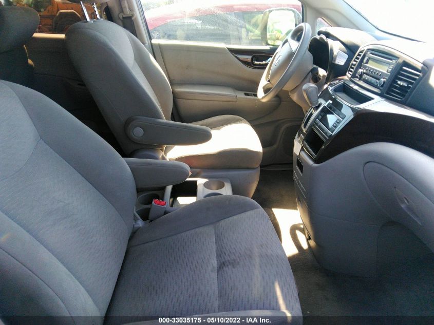 2015 NISSAN QUEST S JN8AE2KP1F9130213