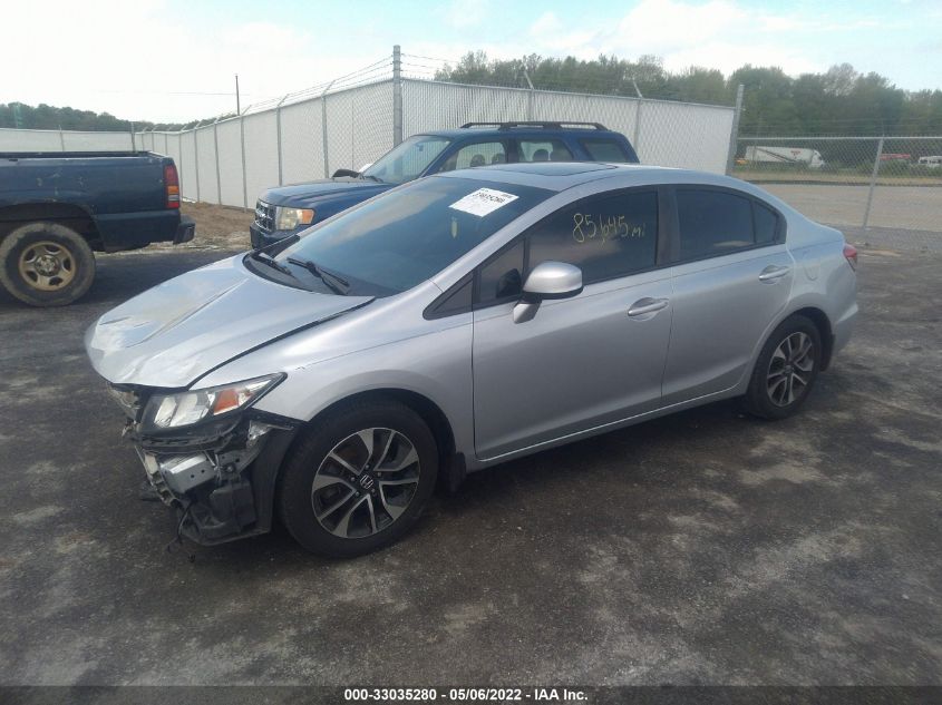 2013 HONDA CIVIC SDN EX-L 19XFB2F95DE039217