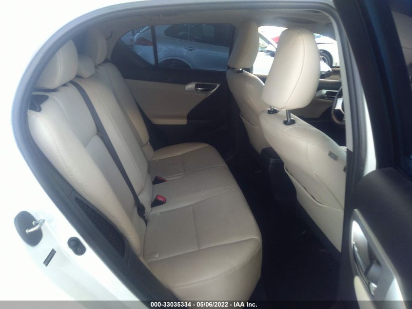 2013 LEXUS CT 200H HYBRID JTHKD5BH9D2126072