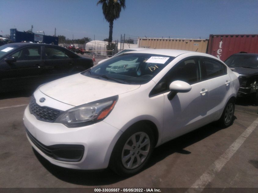 2014 KIA RIO LX KNADM4A33E6386663