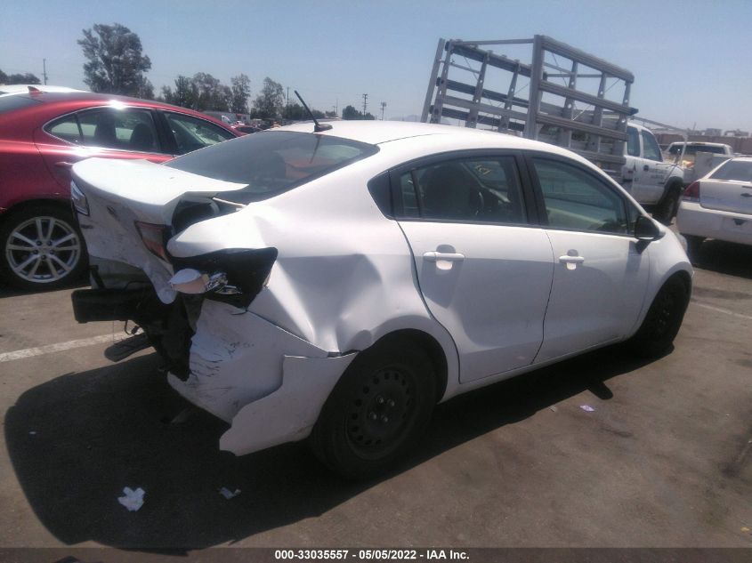2014 KIA RIO LX KNADM4A33E6386663