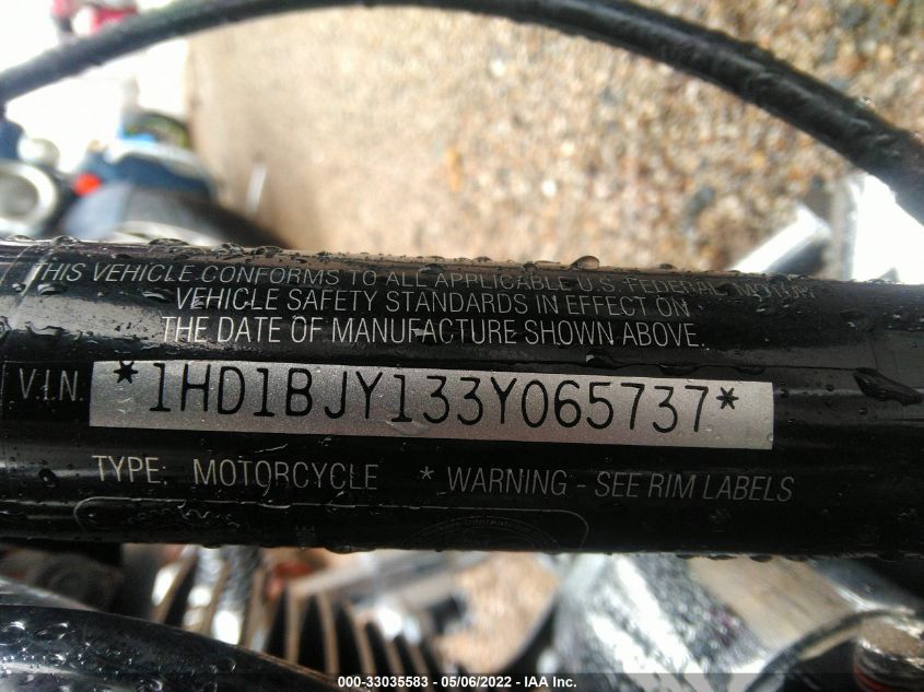 2003 HARLEY-DAVIDSON FLSTC 1HD1BJY133Y065737