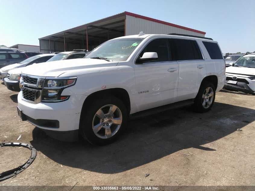 2016 CHEVROLET TAHOE LT 1GNSCBKC7GR322831