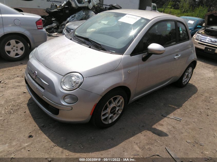 2013 FIAT 500 POP 3C3CFFAR2DT570526