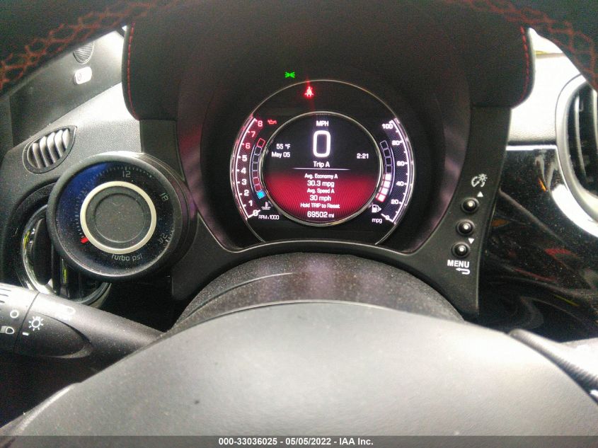 2017 FIAT 500 ABARTH 3C3CFFFH7HT535888