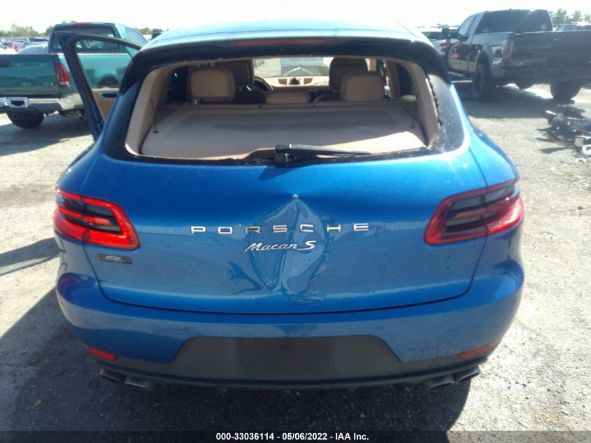 2015 PORSCHE MACAN S WP1AB2A51FLB66117