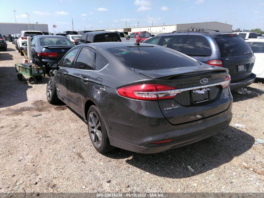 2018 FORD FUSION HYBRID SE HYBRID 3FA6P0LU1JR269510
