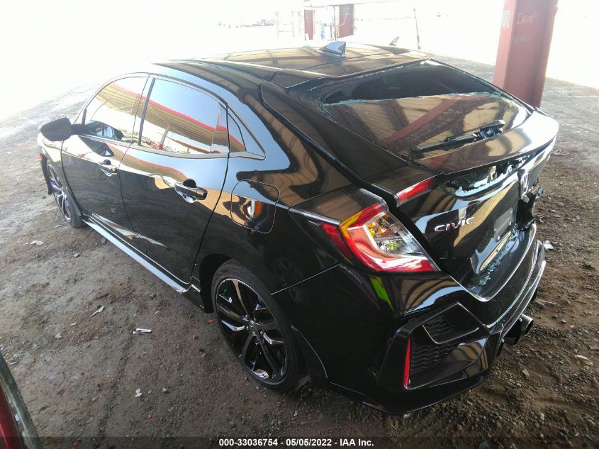 2021 HONDA CIVIC HATCHBACK SPORT SHHFK7H40MU201049