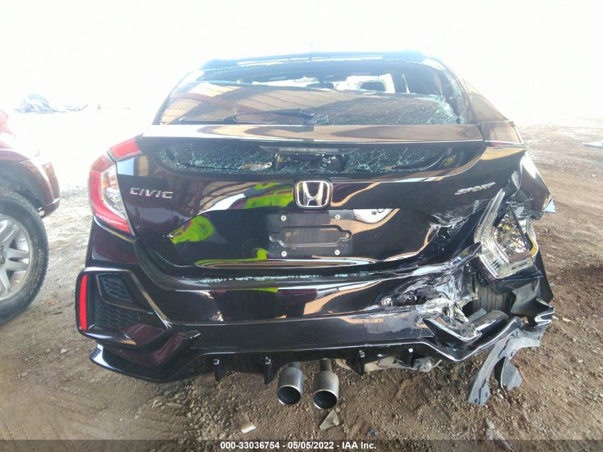 2021 HONDA CIVIC HATCHBACK SPORT SHHFK7H40MU201049