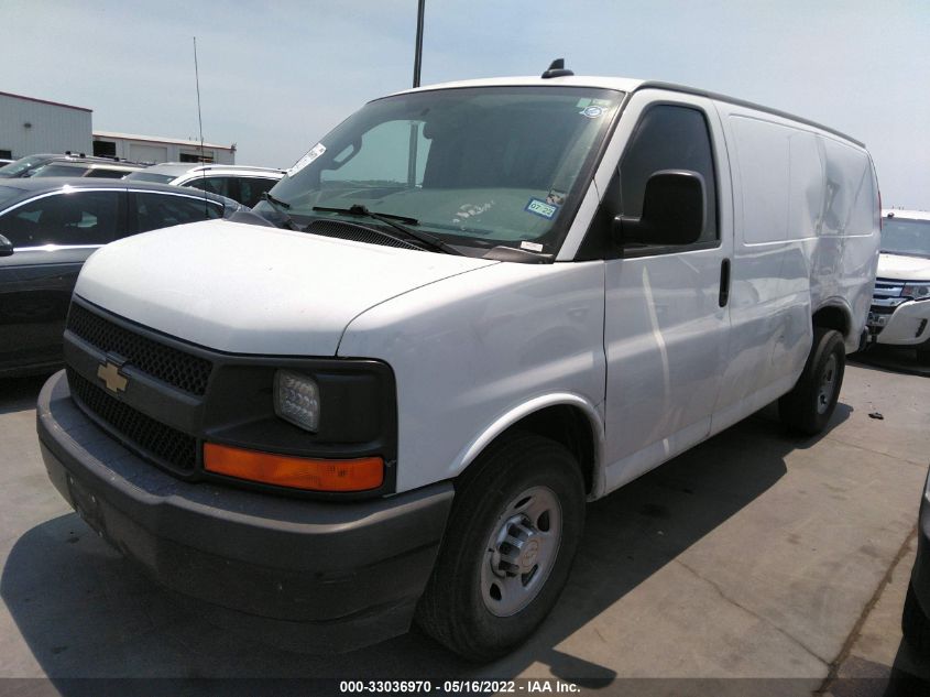 2017 CHEVROLET EXPRESS CARGO VAN 1GCWGAFF1H1344806