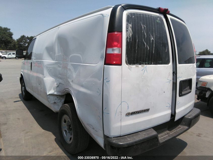 2017 CHEVROLET EXPRESS CARGO VAN 1GCWGAFF1H1344806