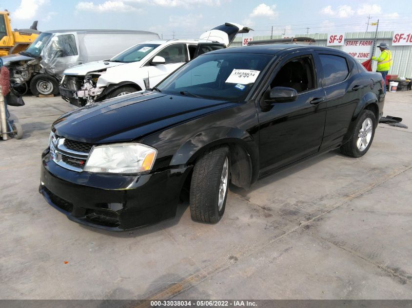 2013 DODGE AVENGER SXT 1C3CDZCG9DN666589