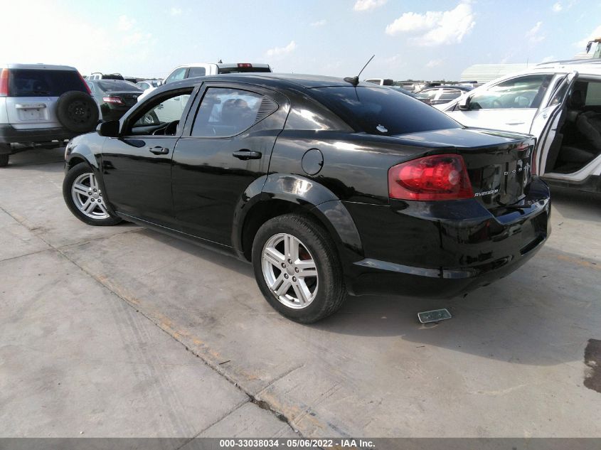 2013 DODGE AVENGER SXT 1C3CDZCG9DN666589