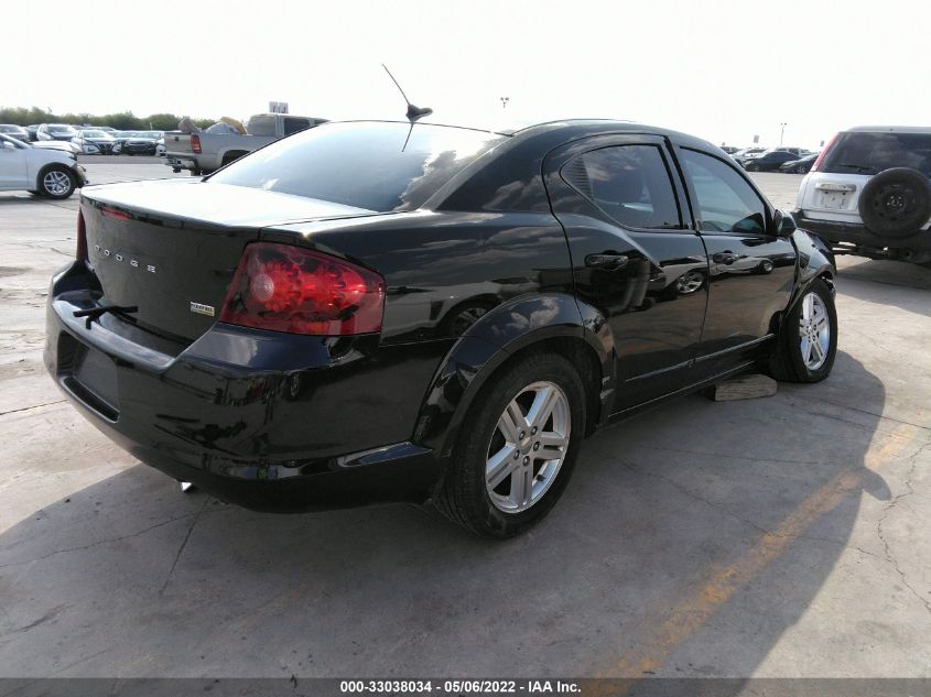 2013 DODGE AVENGER SXT 1C3CDZCG9DN666589