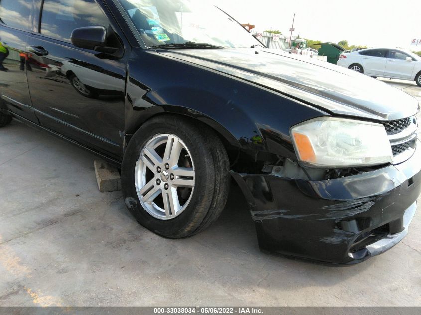 2013 DODGE AVENGER SXT 1C3CDZCG9DN666589