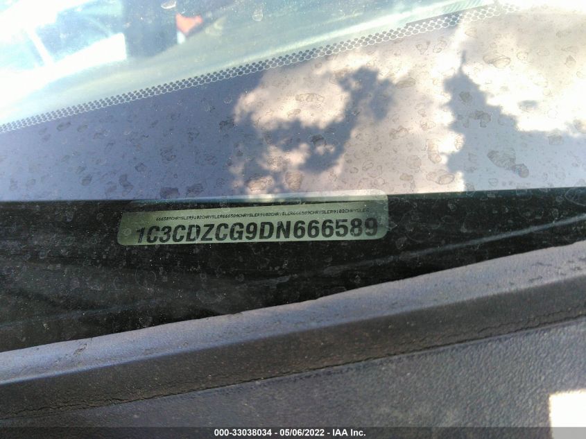 2013 DODGE AVENGER SXT 1C3CDZCG9DN666589