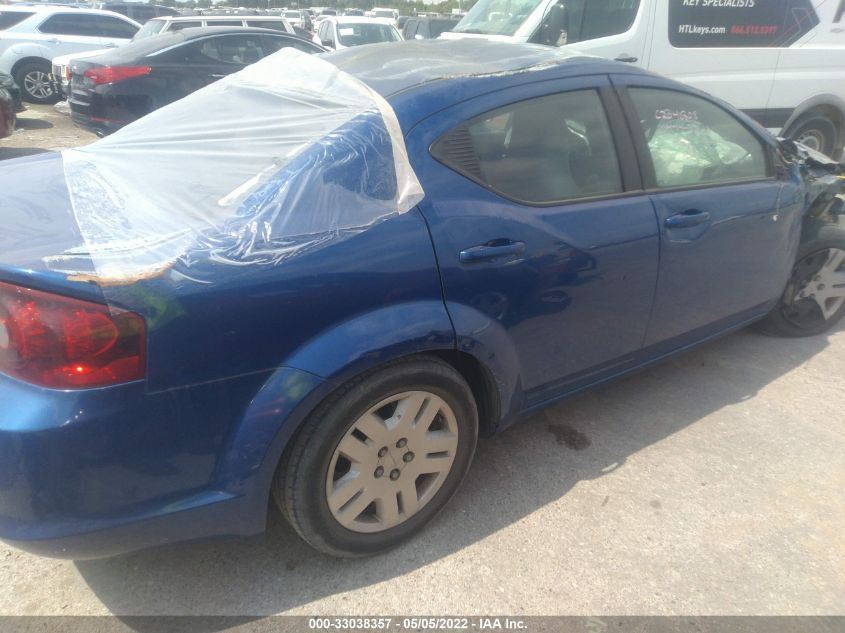 2014 DODGE AVENGER SE 1C3CDZABXEN227295