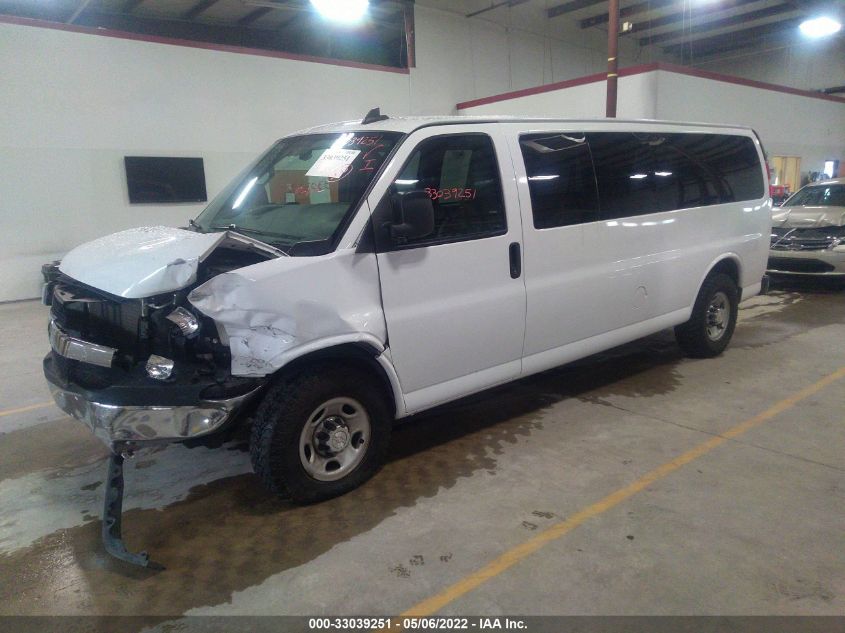 2017 CHEVROLET EXPRESS PASSENGER LT 1GAZGPFG5H1224718