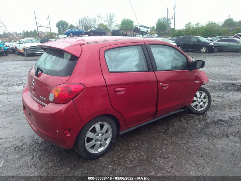 2014 MITSUBISHI MIRAGE ES ML32A4HJ7EH018355