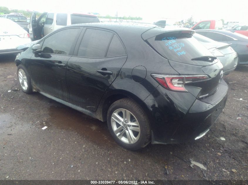 2019 TOYOTA COROLLA HATCHBACK SE/XSE JTNK4RBE3K3049538