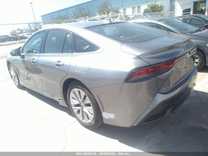 2021 TOYOTA MIRAI XLE/LIMITED JTDAAAAA2MA000564