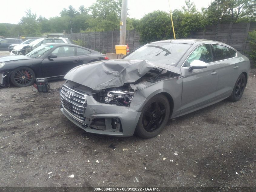 2019 AUDI S5 SPORTBACK PREMIUM PLUS WAUB4CF54KA012177