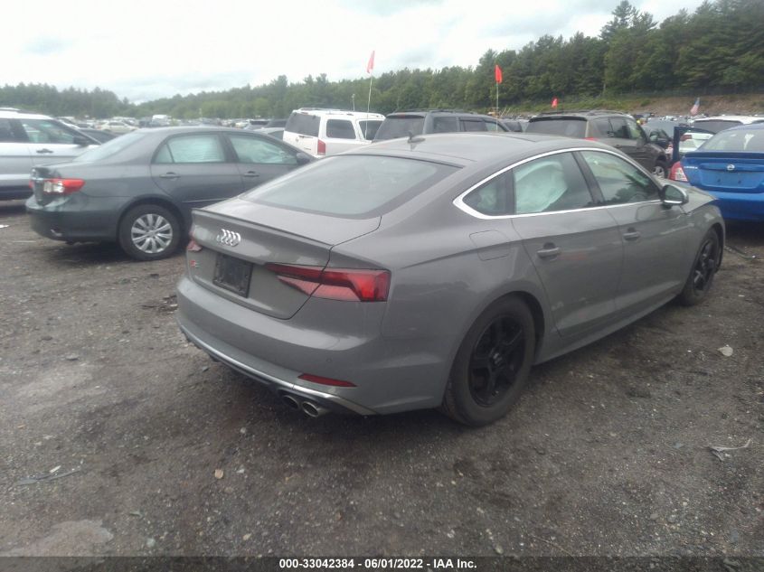 2019 AUDI S5 SPORTBACK PREMIUM PLUS WAUB4CF54KA012177