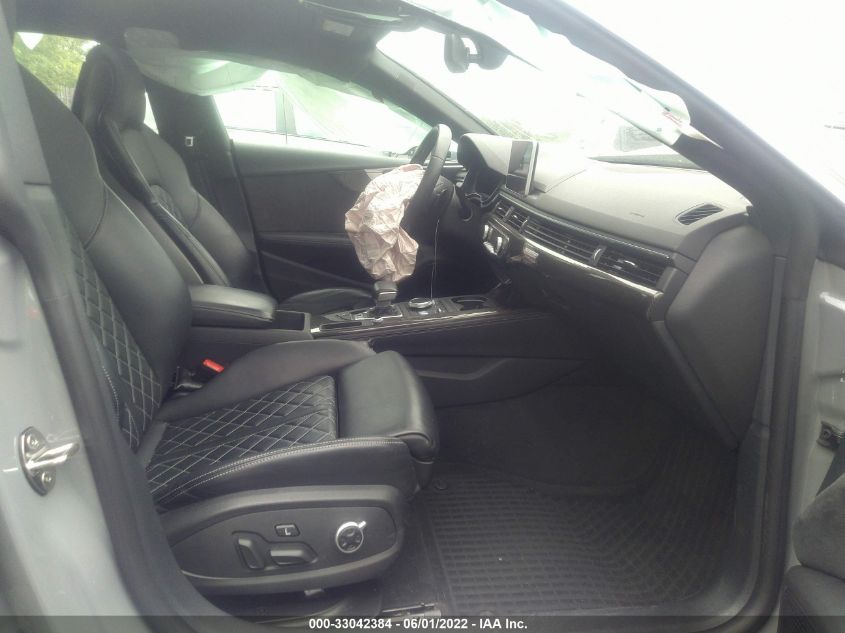 2019 AUDI S5 SPORTBACK PREMIUM PLUS WAUB4CF54KA012177