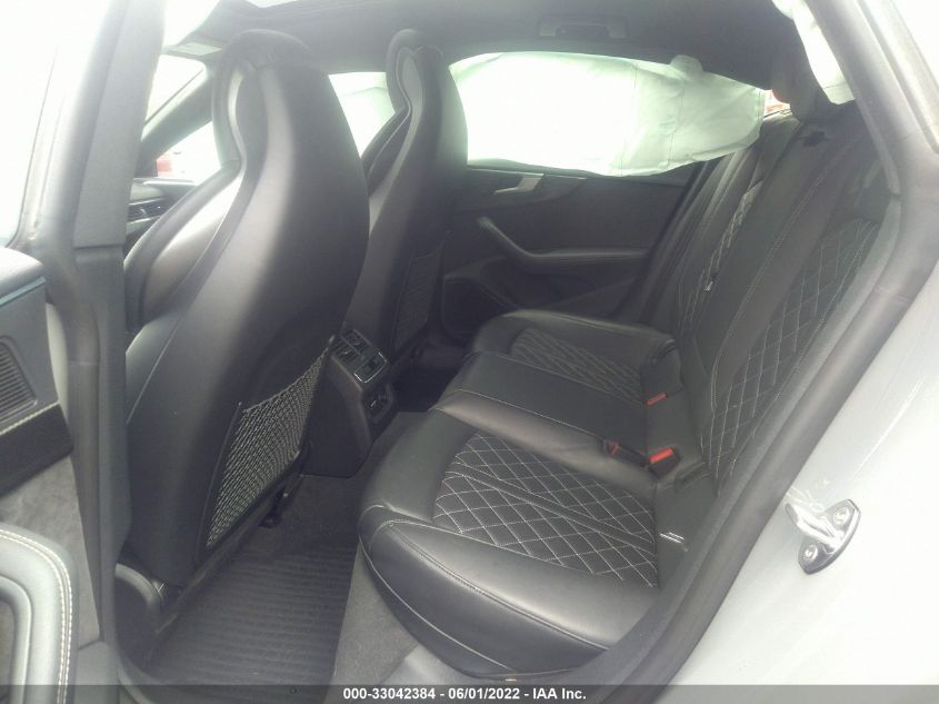 2019 AUDI S5 SPORTBACK PREMIUM PLUS WAUB4CF54KA012177