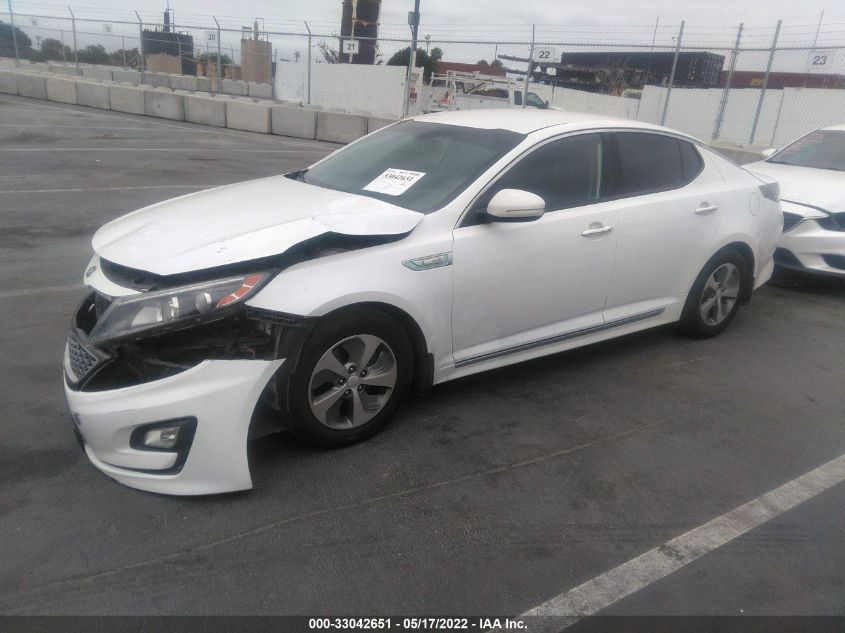 2015 KIA OPTIMA HYBRID KNAGM4AD2F5083077