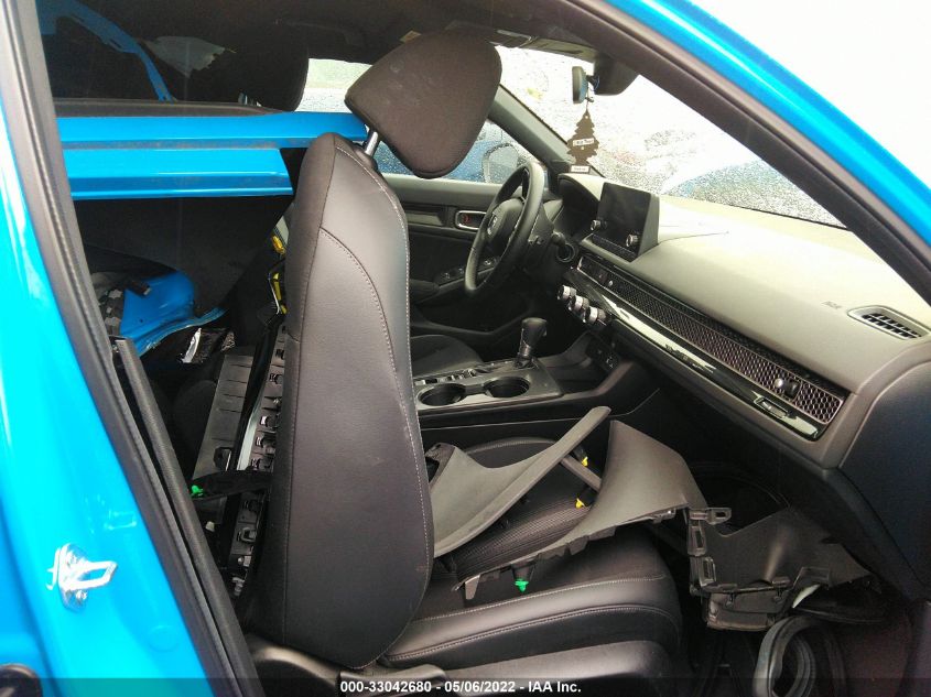 2022 HONDA CIVIC HATCHBACK SPORT 19XFL2H88NE003993