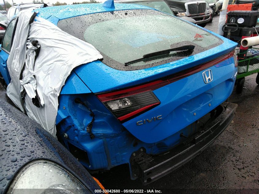 2022 HONDA CIVIC HATCHBACK SPORT 19XFL2H88NE003993