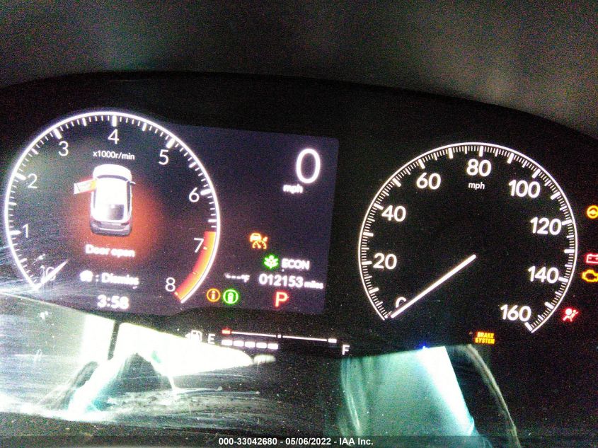 2022 HONDA CIVIC HATCHBACK SPORT 19XFL2H88NE003993